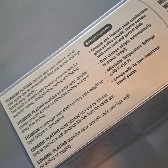 ion Finishings Solutions..mini gator Ceramic Styling Iron - Picture 5 of 6